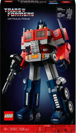 Costruzioni-LEGO-10302-ICONS-Trasformers-Optimus-Prime