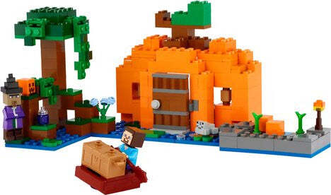 Costruzioni-LEGO-21248-MINECRAFT-La-fattoria-delle-zucche