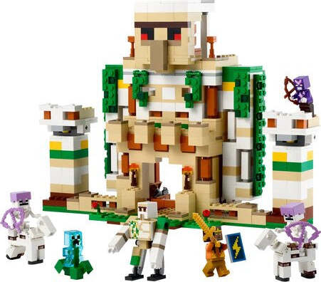 Costruzioni-LEGO-21250-MINECRAFT-La-Fortezza-del-Golem-di-ferro