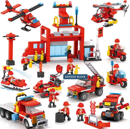Costruzioni Per Bambini Blocks Firefighters Pompieri Diy 8 Set Assortiti Giochi e giocattoli/Veicoli/Macchine e camion/Camion Trade Shop italia - Napoli, Commerciovirtuoso.it