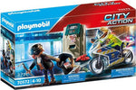 Costruzioni-Playmobil-70572-CITY-ACTION-Poliziotto-in-moto-e-ladro