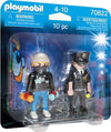 Costruzioni-Playmobil-70822-DUO-PACK-Poliziotto-e-writer
