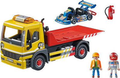 Costruzioni-Playmobil-71429-CITY-LIFE-Carro-attrezzi-con-go-kart