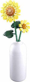 Costruzioni-Sluban-M38-B1101-10-FLOWER-Doppio-Stelo-Girasole-con-vaso