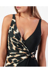 Costume Donna Admas 11494 Intero Luxe Skin Drappeggiato Nude