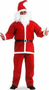 Costume-Babbo-Natale-Adulti-Abito-Completo-Natalizio-Giacca-Pantalone-Cappello