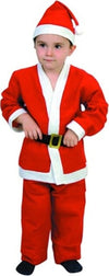 Costume-Bimbo-Babbo-Natale-Tg-Unica-1-3-Anni-Vestito-+-Cappello