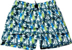 Costume Boxer Bimbo Multi Color Fantasia Costumino Bambino Blu Giallo Rosso Stampa Palme BOXER Piccole Canaglie - Tropea, Commerciovirtuoso.it