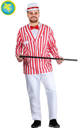 COSTUME CARNEVALE  MISTER ALBERT ADULTO DALLA TAGLIA M A XXL - PEGASUS 8542-A-1