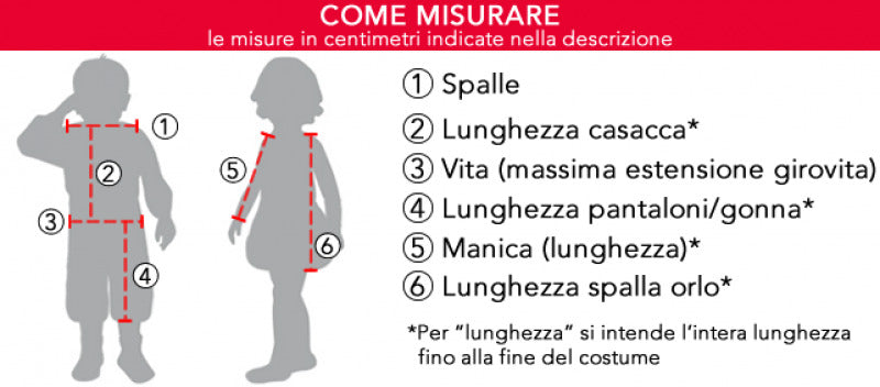 Costume carnevale bambola dell'800 da 0 a 3 anni - veneziano 50735