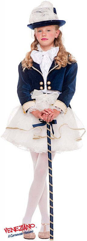 Costume carnevale milady prestige da 7 a 10 anni - veneziano 53871