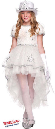 Costume carnevale regina dei ghiacci 2-6 anni - veneziano 51021