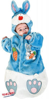 Costume carnevale saccottino coniglietto 0-3 mesi - veneziano 3177