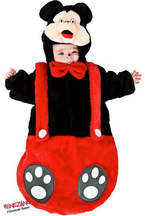 Costume carnevale saccottino topino 0-3 mesi - veneziano 88378