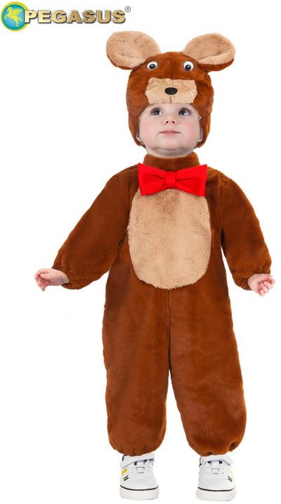COSTUME CARNEVALE TOPO DA 0 A 36 MESI - PEGASUS PE0007