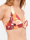Costume Donna Gisela 2/30407T Bikini Triangolo Stampa Geometrica con Dettaglio Metallico