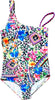 Costume Intero Bambina Rosa e Bianco Fiori Tropicali Costume da Bagno Bimba Mono Pezzo Costumino Fashion Estivo Fantasia Maculato Leopardato Colorato INTERO Piccole Canaglie - Tropea, Commerciovirtuoso.it