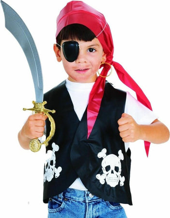 Costume-Kit-Pirata-Accessori-Veste-Bandana-Orecchino-Carnevale-Rubie's