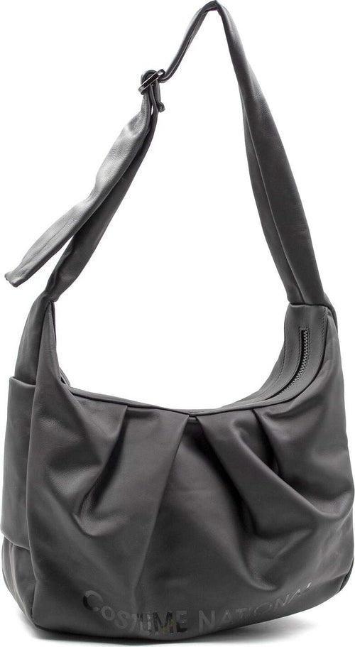 Costume National Cn1009_m002 Borsa a Spalla Donna Nera Con Chiusura a Zip Borsa a Mezzaluna 32x22x15cm Moda/Donna/Borse/Borse a spalla Starbag - Gaeta, Commerciovirtuoso.it