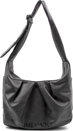 Costume National Cn1009_m002 Borsa a Spalla Donna Nera Con Chiusura a Zip Borsa a Mezzaluna 32x22x15cm Moda/Donna/Borse/Borse a spalla Starbag - Gaeta, Commerciovirtuoso.it