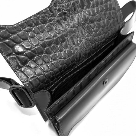 Costume National Cn1015_h002 Borsa Donna A Tracolla Nera Rinforzata Con Cinghia Regolabile E Chiusura A Patta Magnetica 22x14x5cm Moda/Donna/Borse/Borse a tracolla Starbag - Gaeta, Commerciovirtuoso.it