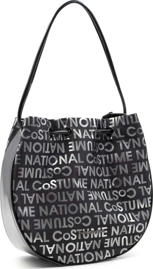 Costume National Cn1020_gh03 Borsa A Mano Donna Nera Con Stampa Logo Borsa Con Tracolla Rinforzata E Tasca Interna 33,5x32x13cm Moda/Donna/Borse/Borse a mano Starbag - Gaeta, Commerciovirtuoso.it