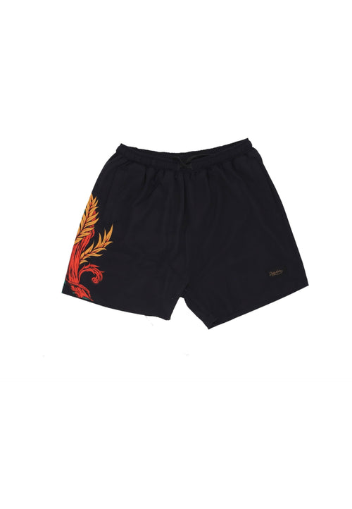 DOLLY NOIRE Costume Pantaloncino Uomo Asso Di Bastoni Swimshorts Black da uomo