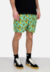 SANTA CRUZ Costume Pantaloncino Uomo Hands All Over Swimshort Turquoise da uomo