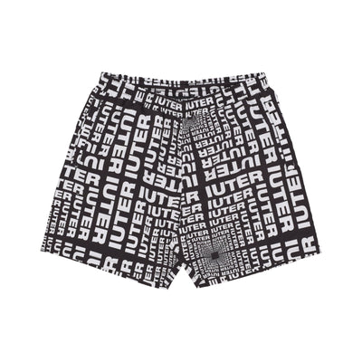 IUTER Costume Pantaloncino Uomo Optical Swimtrunks Black da uomo