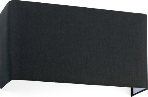 COTTON RCT Lampada da parete nero horitzontal 2L Illuminazione/Illuminazione per interni/Illuminazioni per pareti/Applique Led Mall Home - Napoli, Commerciovirtuoso.it