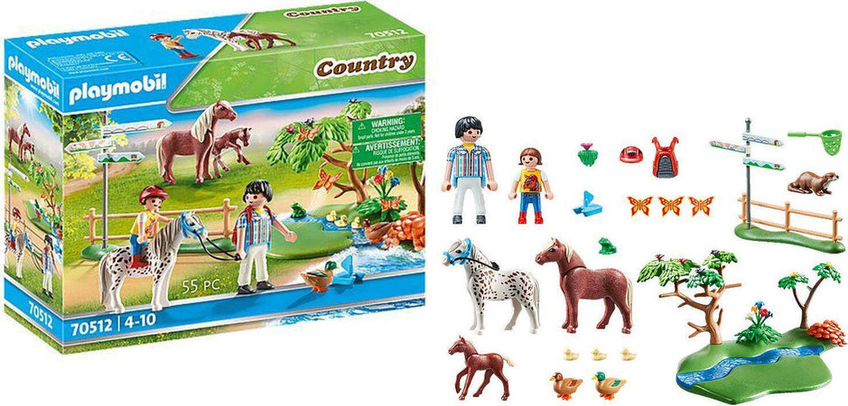 Country-Passeggiata-con-i-pony-Playmobil