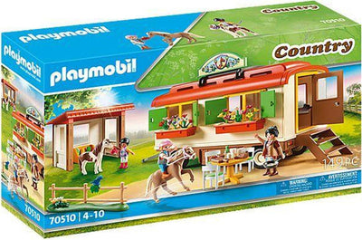 Country-Ranch-dei-Pony-con-roulotte-Playmobil