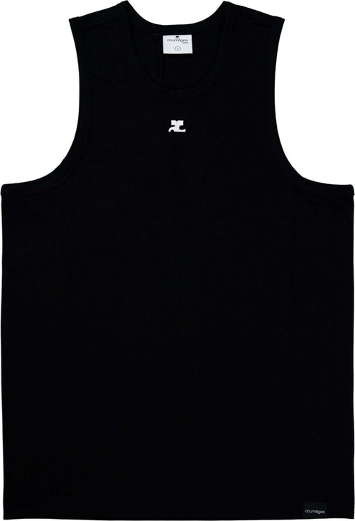 COURREGES-Canotta-sportiva-in-Lycra-leggera-da-uomo