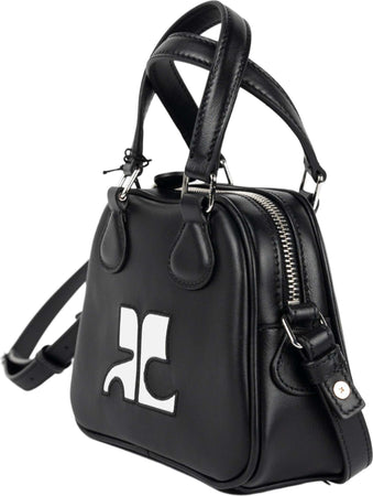 COURREGES-Mini-bauletto-in-pelle-da-donna