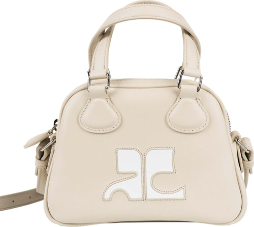COURREGES-Mini-bauletto-in-pelle-in-mastice-da-donna