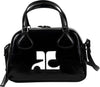 COURREGES-Reedition-Naplack-bauletto-in-nero-da-donna