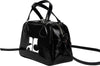 COURREGES-Reedition-Naplack-bauletto-in-nero-da-donna
