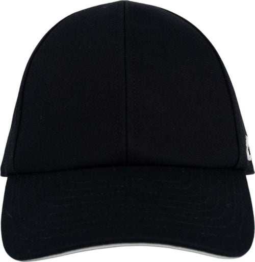 COURREGES-Signature-cappello-in-cotone-in-nero-da-uomo