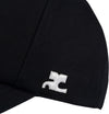 COURREGES-Signature-cappello-in-cotone-in-nero-da-uomo