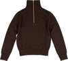 COURREGES-Trucker-maglione-in-lana-in-marrone-da-uomo