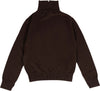 COURREGES-Trucker-maglione-in-lana-in-marrone-da-uomo