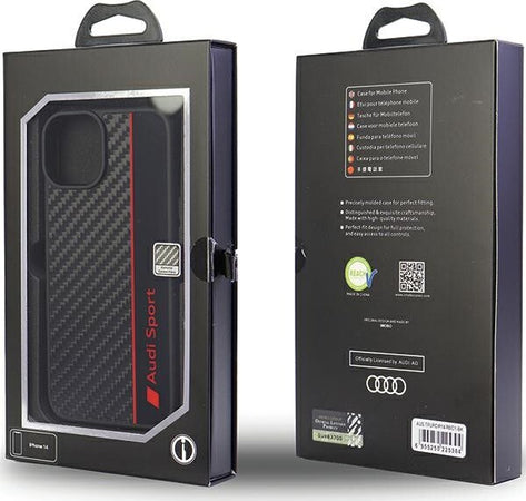 cover-audi-iphone-14-fibra-di-carbonio-nera