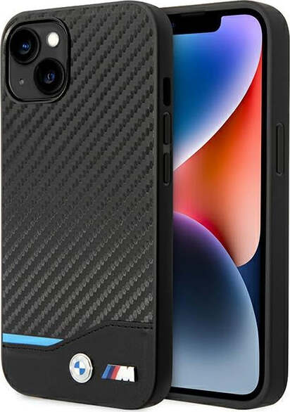 cover-bmw-iphone-14-plus-nera-pelle-e-carbonio