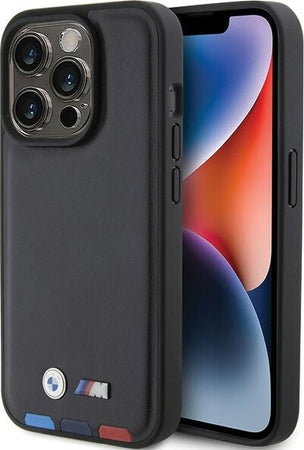 cover-bmw-iphone-15-pro-ecopelle-nera-e-tricolore