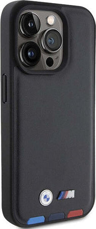 cover-bmw-iphone-15-pro-ecopelle-nera-e-tricolore