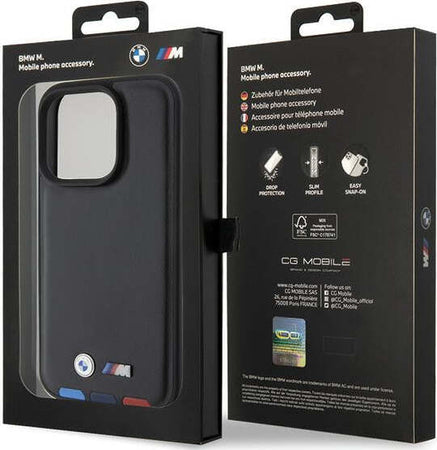 cover-bmw-iphone-15-pro-ecopelle-nera-e-tricolore