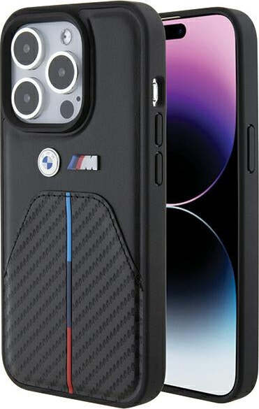 cover-bmw-iphone-15-pro-nera-con-trama-in-carbonio