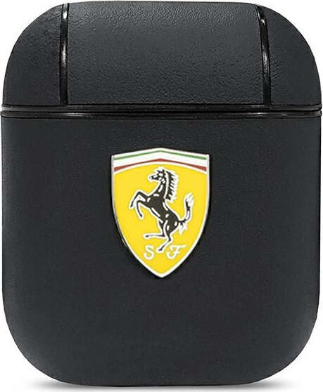 cover-ferrari-airpods-1-/-2-rivestito-in-vera-pelle-nero