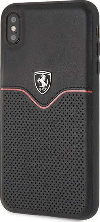 cover-ferrari-apple-iphone-xs-max-vera-pelle-nera