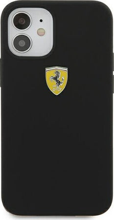 cover-ferrari-iphone-12-mini-silicone--nera
